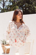 Load image into Gallery viewer, i am pylgrym - Santorini Top in Desert Roza Print