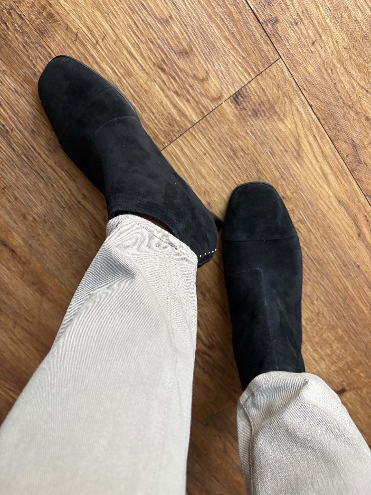 BRESLEY - Demon Black Suede/Patent