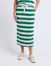 Load image into Gallery viewer, FOXWOOD - Tallow Skirt White & Green Stripe