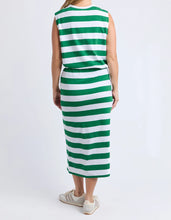 Load image into Gallery viewer, FOXWOOD - Tallow Skirt White & Green Stripe
