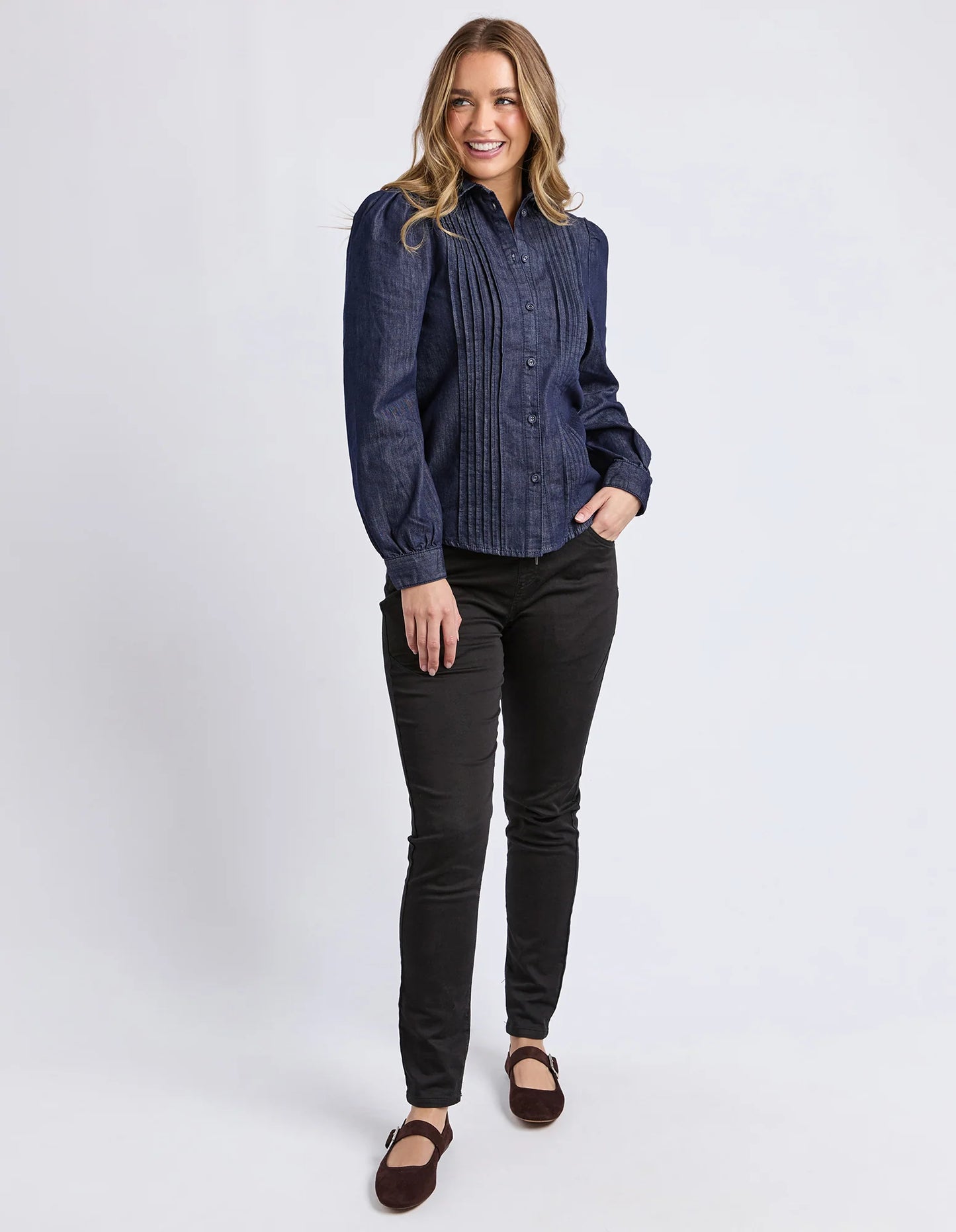 FOXWOOD - Poppy Shirt Indigo