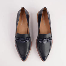 Load image into Gallery viewer, Django and Juliette - ELLIOTTS Navy Patent Leather