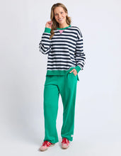 Load image into Gallery viewer, elm - Maps Crew Navy & White Stripe
