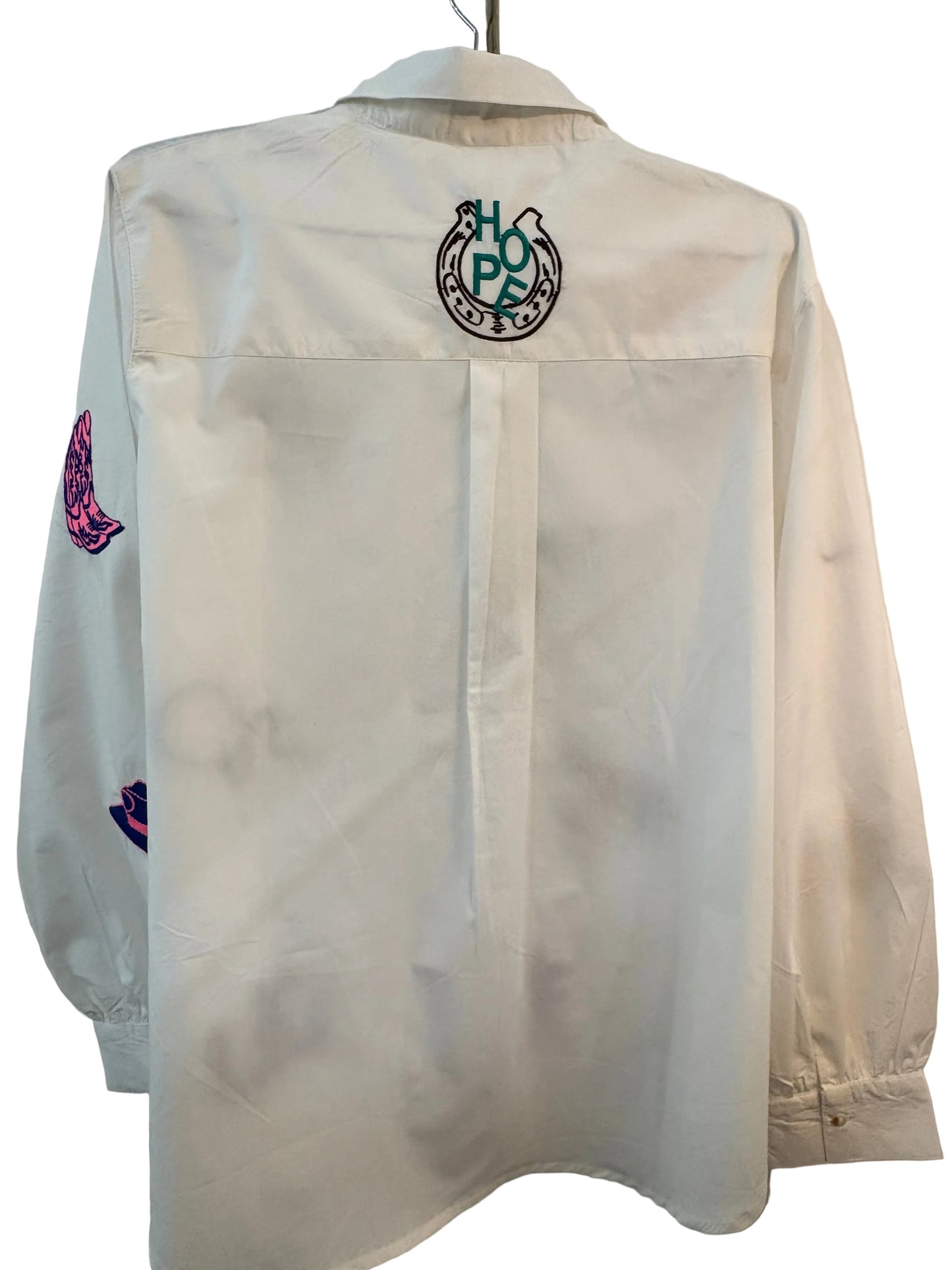 ZODA - Embroidered Cotton Blouse, Cowgirl