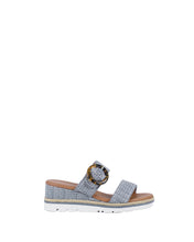 Load image into Gallery viewer, BAY LANE - RIVERTON Denim Raffia