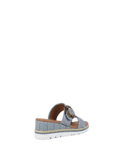 Load image into Gallery viewer, BAY LANE - RIVERTON Denim Raffia