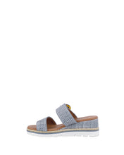 Load image into Gallery viewer, BAY LANE - RIVERTON Denim Raffia