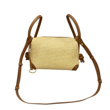 Load image into Gallery viewer, L'ORA D'ORO TAYLOR - Raffia Multi-Way Bag in Tan