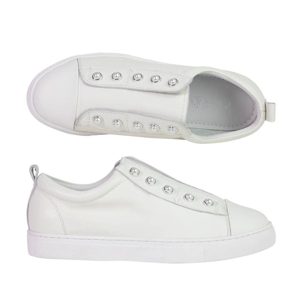 Hinako - Pearl Cream/White