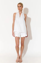 Load image into Gallery viewer, adorne - HAVEN SCALLOPED HEM SHORT (WHITE)