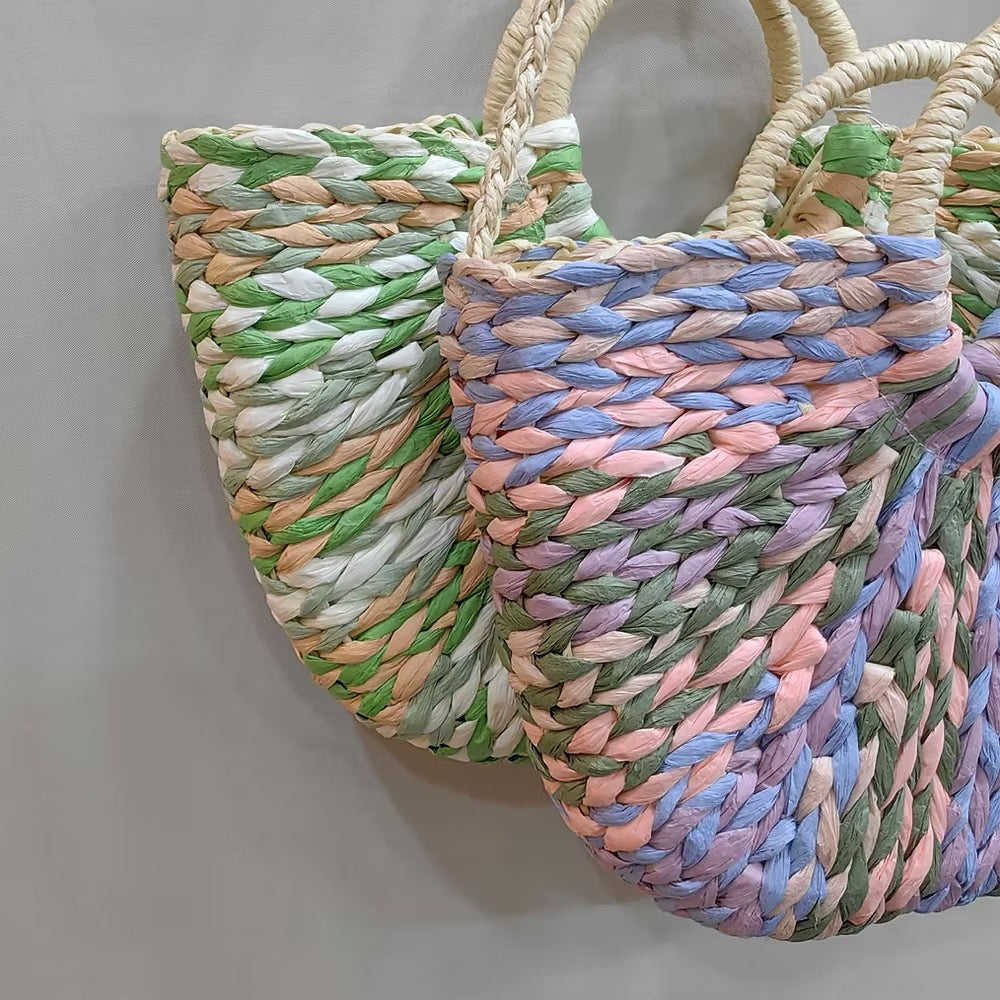 Just East - Straw Bag