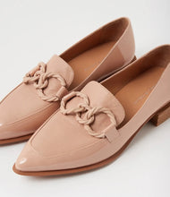 Load image into Gallery viewer, Django & Juliette - Elgin Cappuccino Patent Leather Loafers