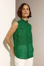 Load image into Gallery viewer, zoe kratzmann - tempo top - palm green