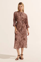 Load image into Gallery viewer, zoe kratzmann - pinpoint dress - cacao batik