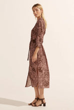 Load image into Gallery viewer, zoe kratzmann - pinpoint dress - cacao batik