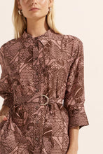 Load image into Gallery viewer, zoe kratzmann - pinpoint dress - cacao batik