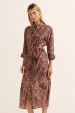 Load image into Gallery viewer, zoe kratzmann - pinpoint dress - cacao batik