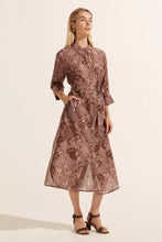 Load image into Gallery viewer, zoe kratzmann - pinpoint dress - cacao batik