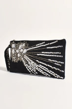 Load image into Gallery viewer, adorne - JEWELLED COCKTAIL EVENT CLUTCH (BLACK/CRYSTAL)