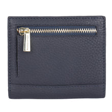 Load image into Gallery viewer, Rugged Hide - Leura Small Wallet Navy, Tan