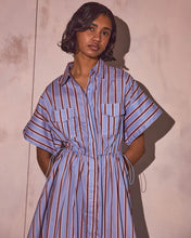 Load image into Gallery viewer, WALNUT - Santiago Dress - Vacay Stripe