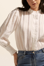 Load image into Gallery viewer, zoe kratzmann -swoon top - porcelain