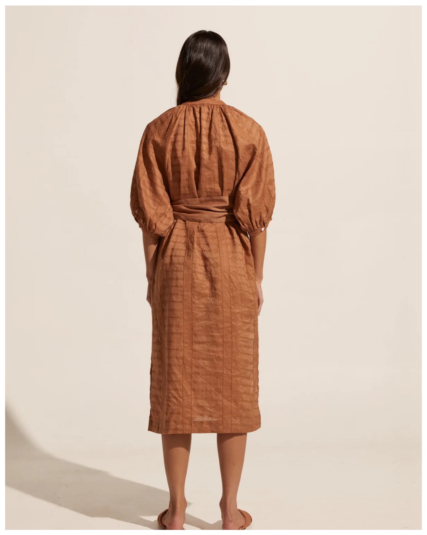 zoe kratzmann - Motto Dress Clove Embroid