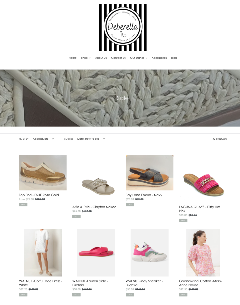 🎉 Step into Style – On Sale Now at Deberella!