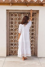 Load image into Gallery viewer, i am pylgrym - Julia Dress - White with Imperial Aari Embroidery
