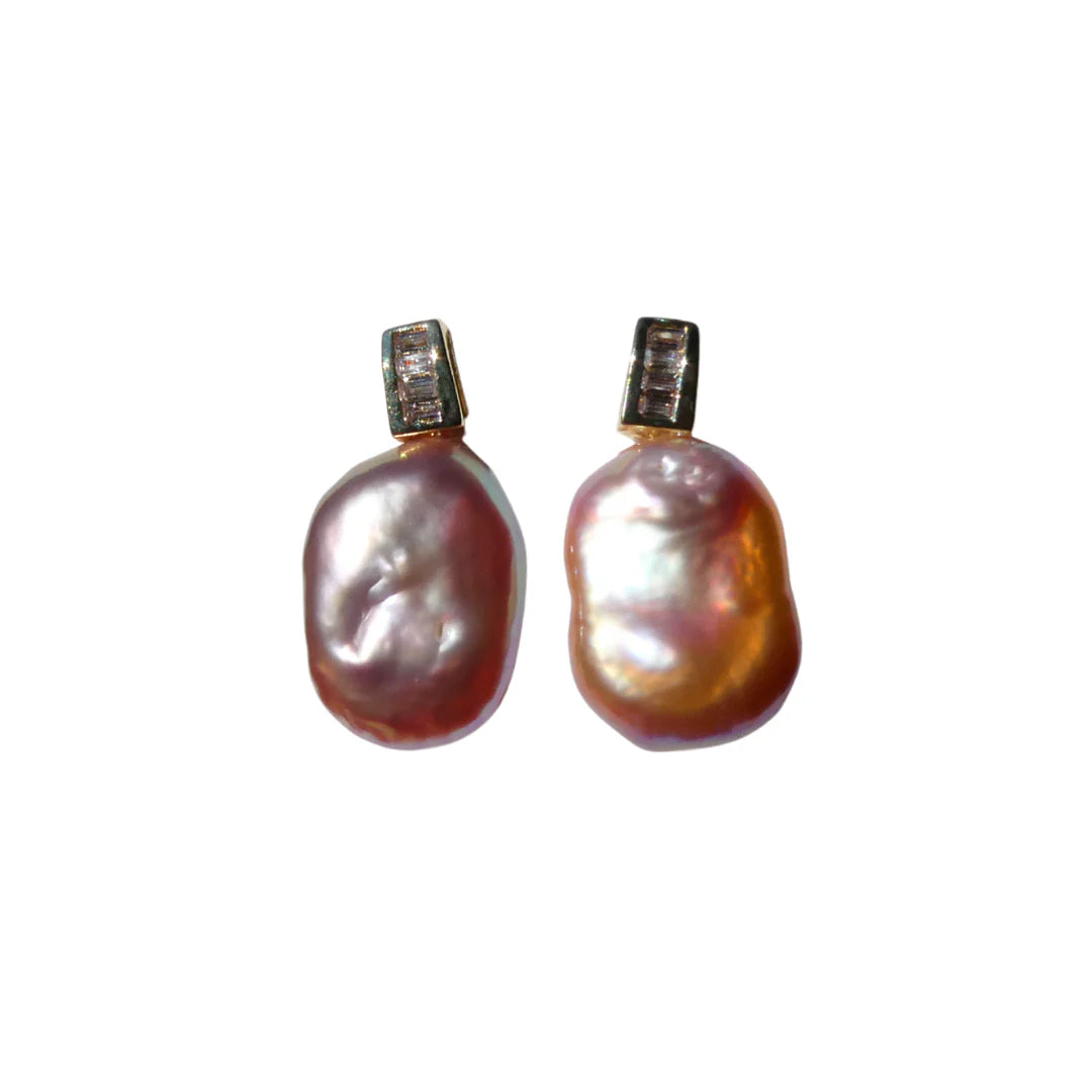 L'ora D'oro - 055 Pink Pearl Studs