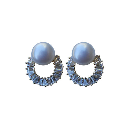 L'ora D'oro - 071 Pearl & Crystal Studs