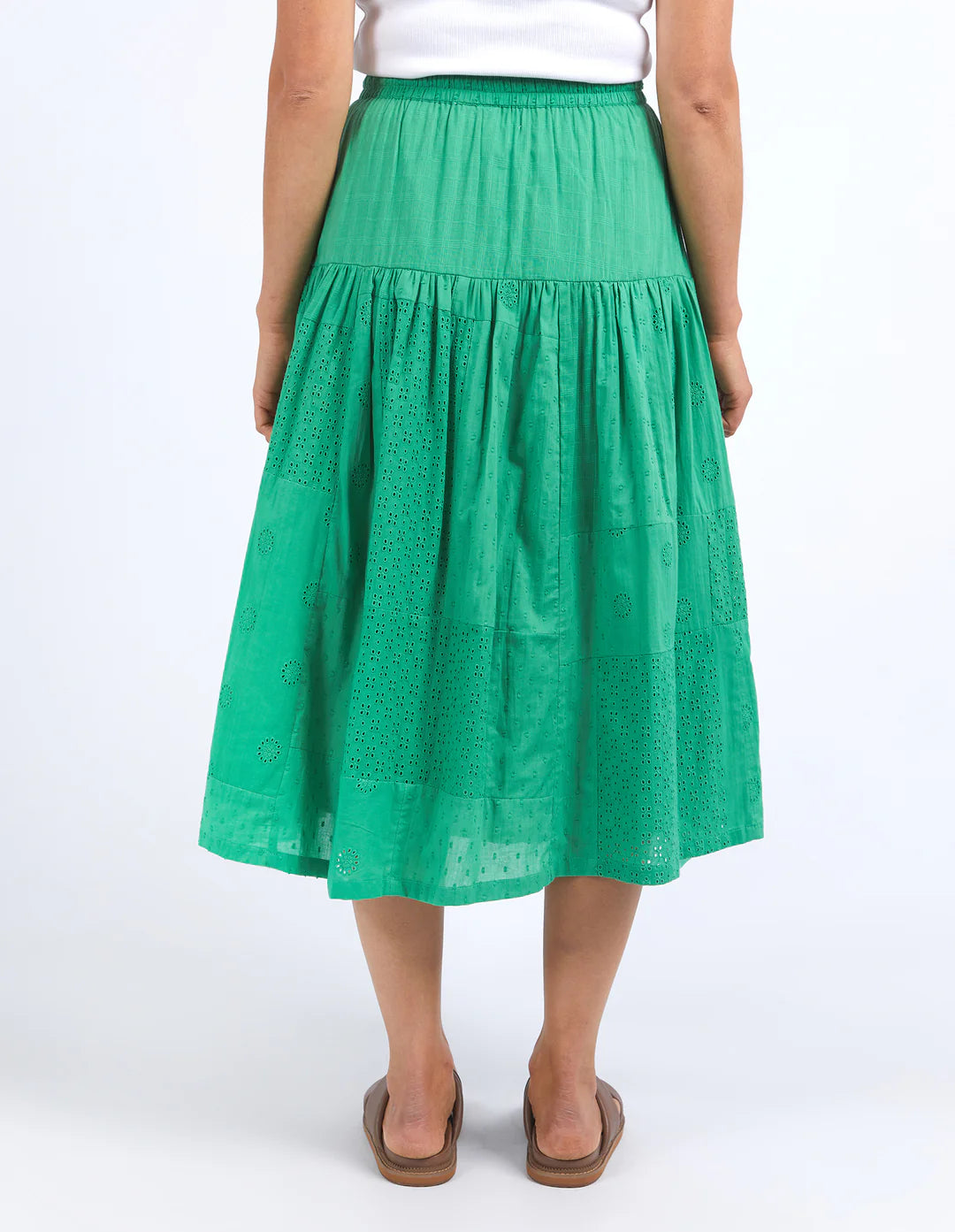 elm - Clementine Skirt Greenbriar