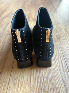BRESLEY - Demon Black Suede/Patent