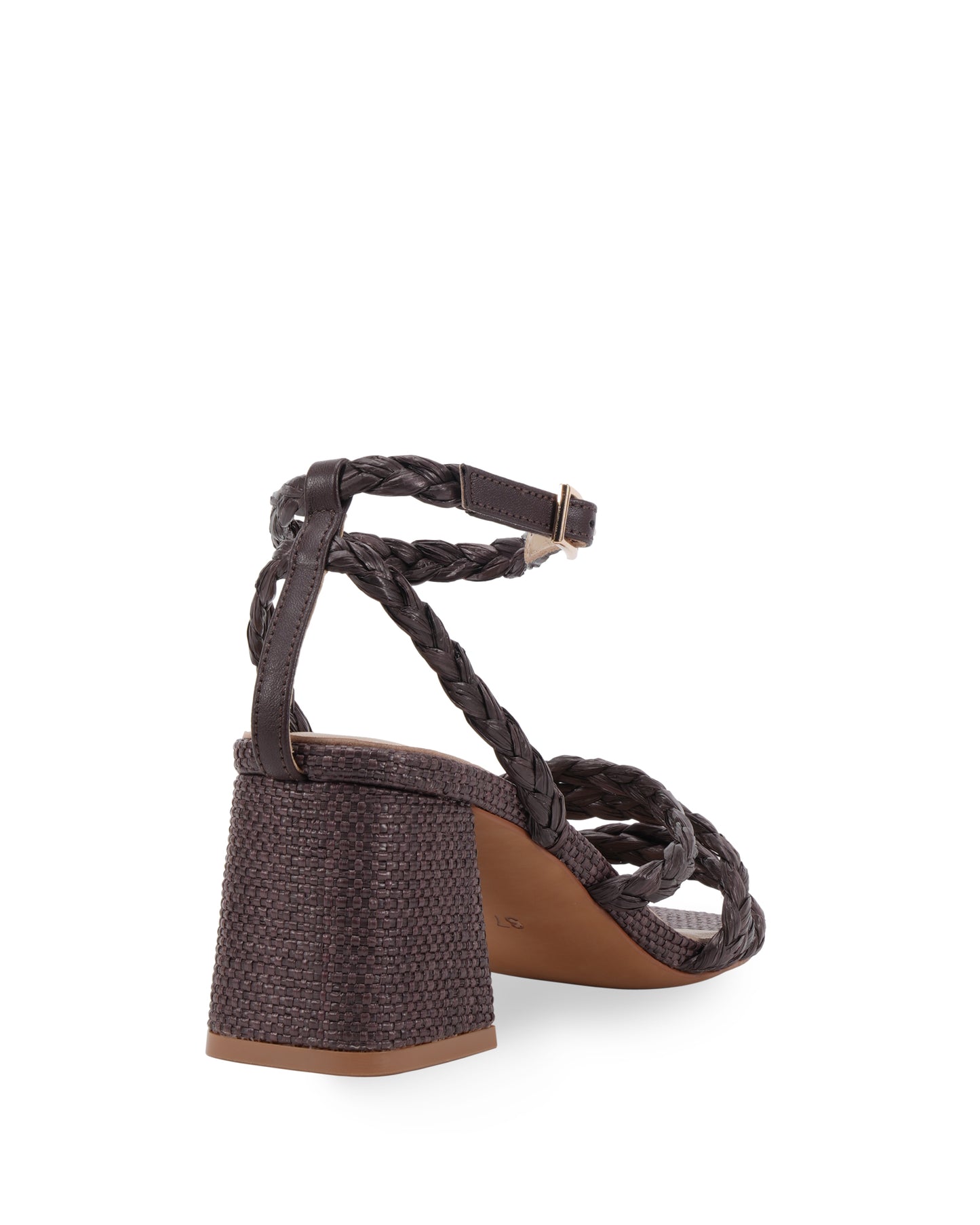 Nude Footwear - Eddie Chocolate Raffia