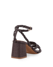 Load image into Gallery viewer, Nude Footwear - Eddie Chocolate Raffia
