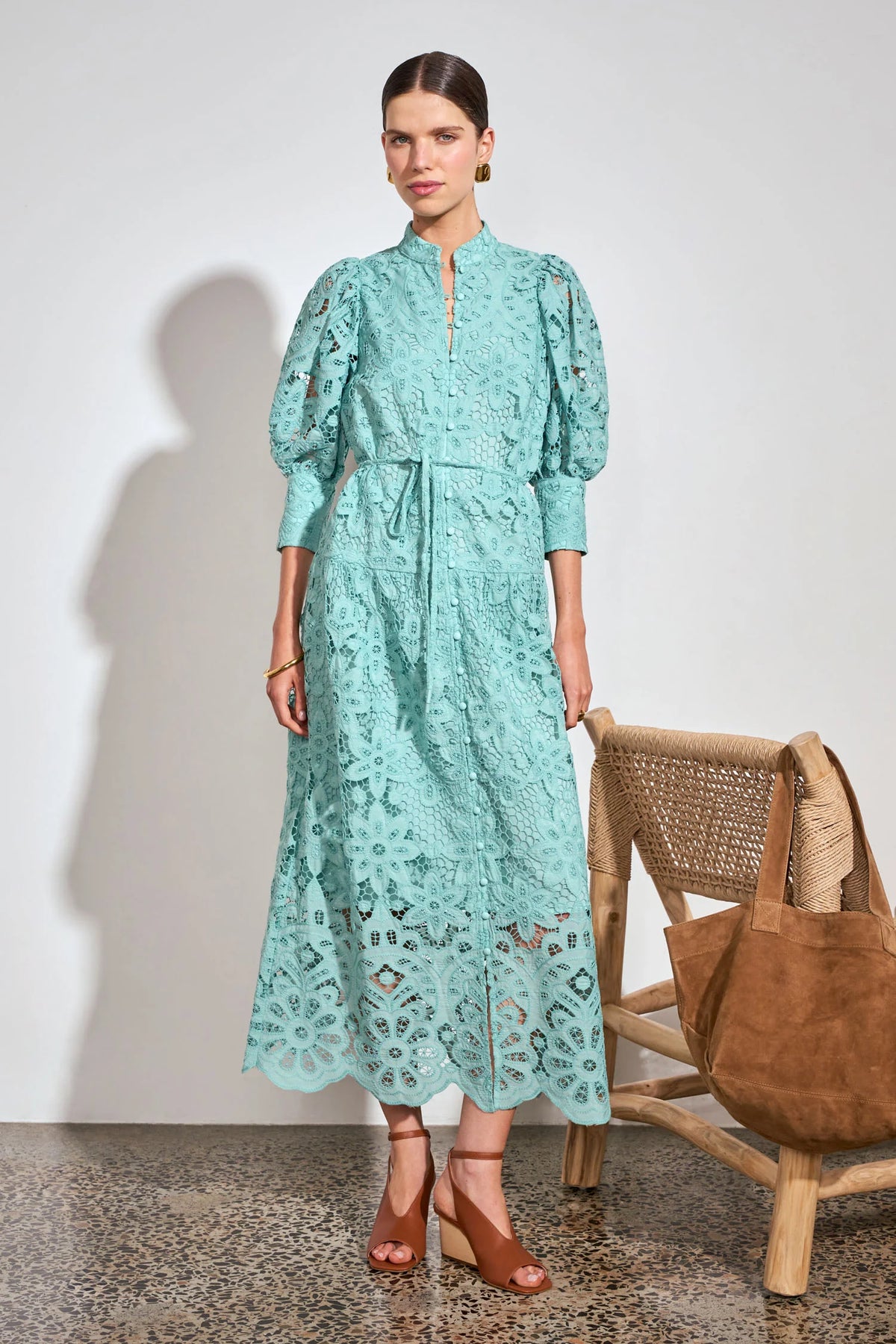 zoe kratzmann - gravitate maxi dress pistachio