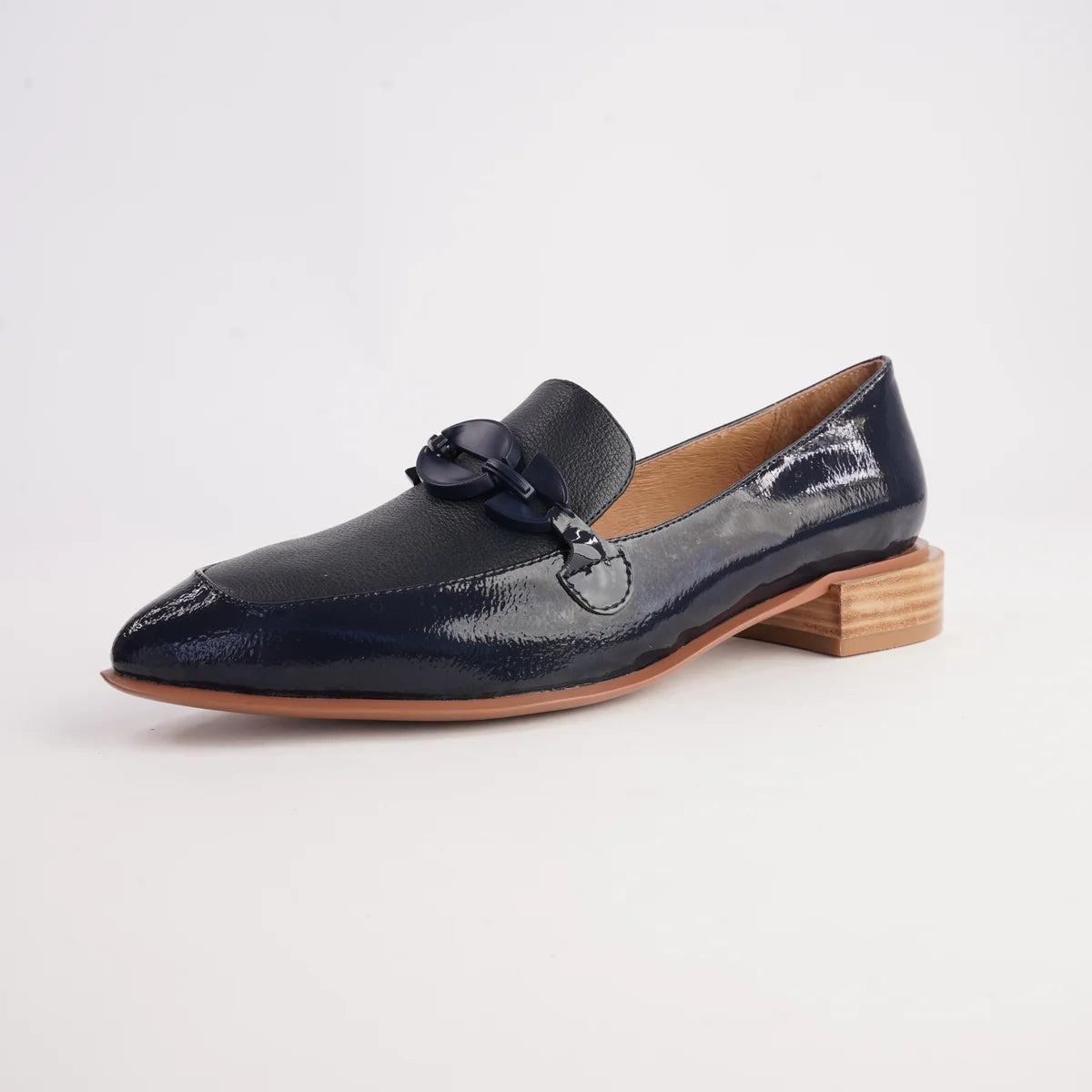Django and Juliette - ELLIOTTS Navy Patent Leather