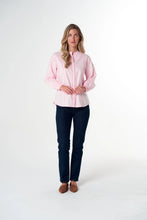 Load image into Gallery viewer, Goondiwindi Cotton - Misty Ladder Detail Cotton Blouse - Pink
