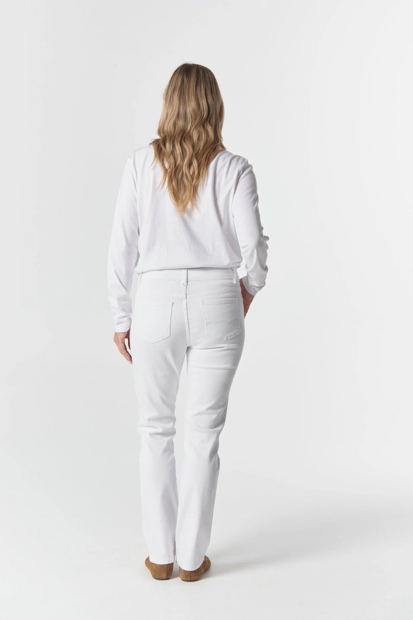 Goondiwindi Cotton - 98% Cotton 2% Spandex 5 Pocket Jean White