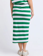 Load image into Gallery viewer, FOXWOOD - Tallow Skirt White &amp; Green Stripe
