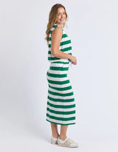 Load image into Gallery viewer, FOXWOOD - Tallow Skirt White &amp; Green Stripe
