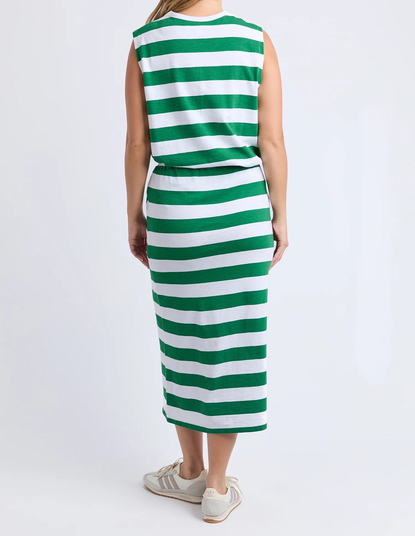 FOXWOOD - Tallow Skirt White & Green Stripe