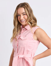 Load image into Gallery viewer, FOXWOOD - Sleeveless Talbert Dress Pale Pink
