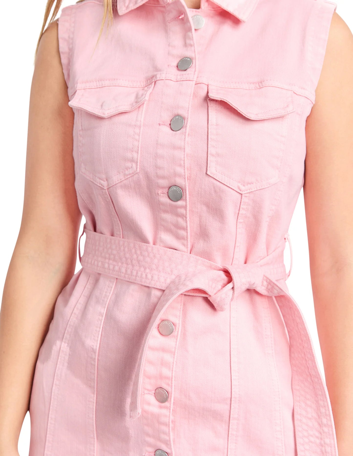 FOXWOOD - Sleeveless Talbert Dress Pale Pink