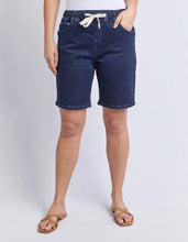 Load image into Gallery viewer, FOXWOOD - Gabby Bermuda Short Dark Indigo
