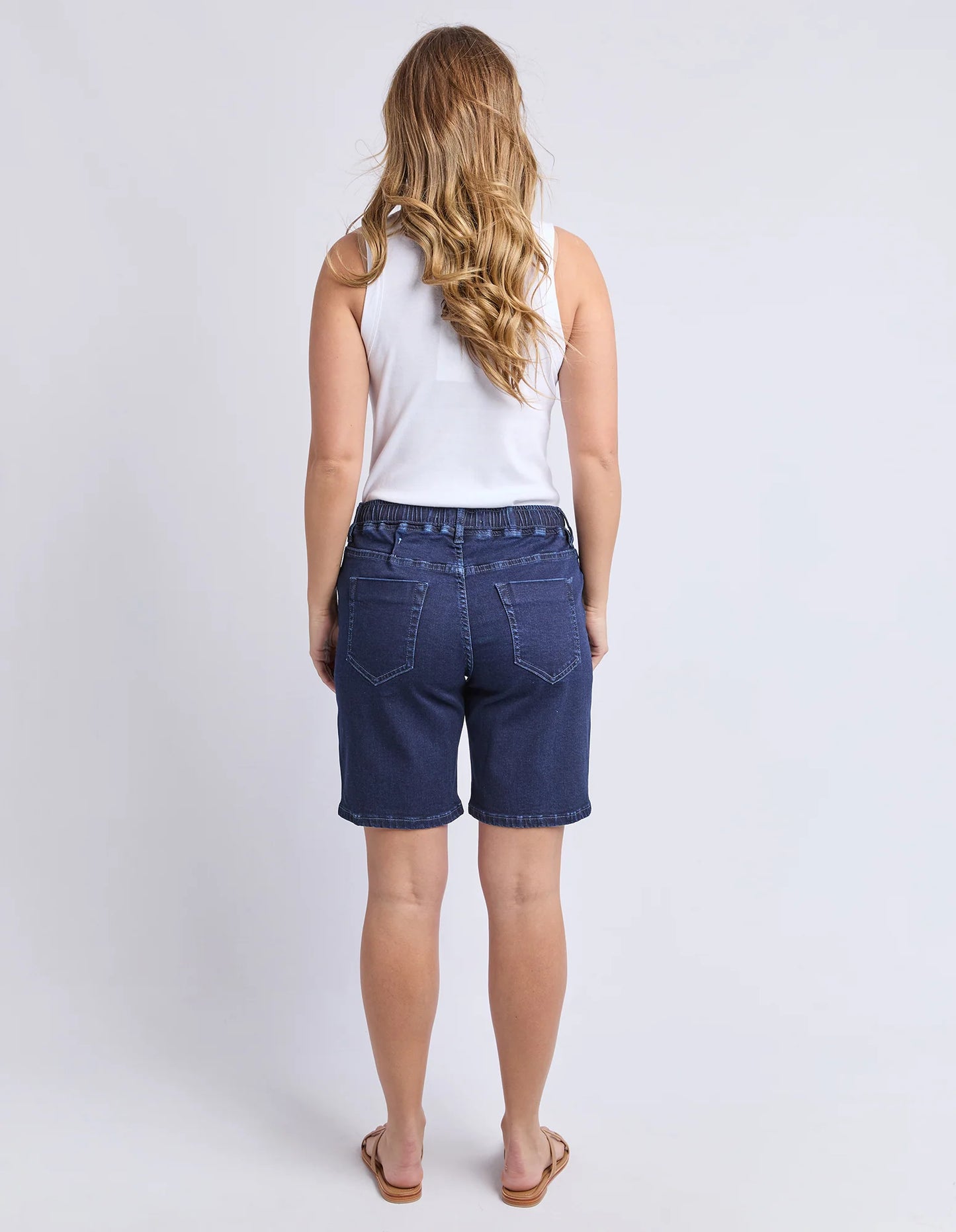 FOXWOOD - Gabby Bermuda Short Dark Indigo