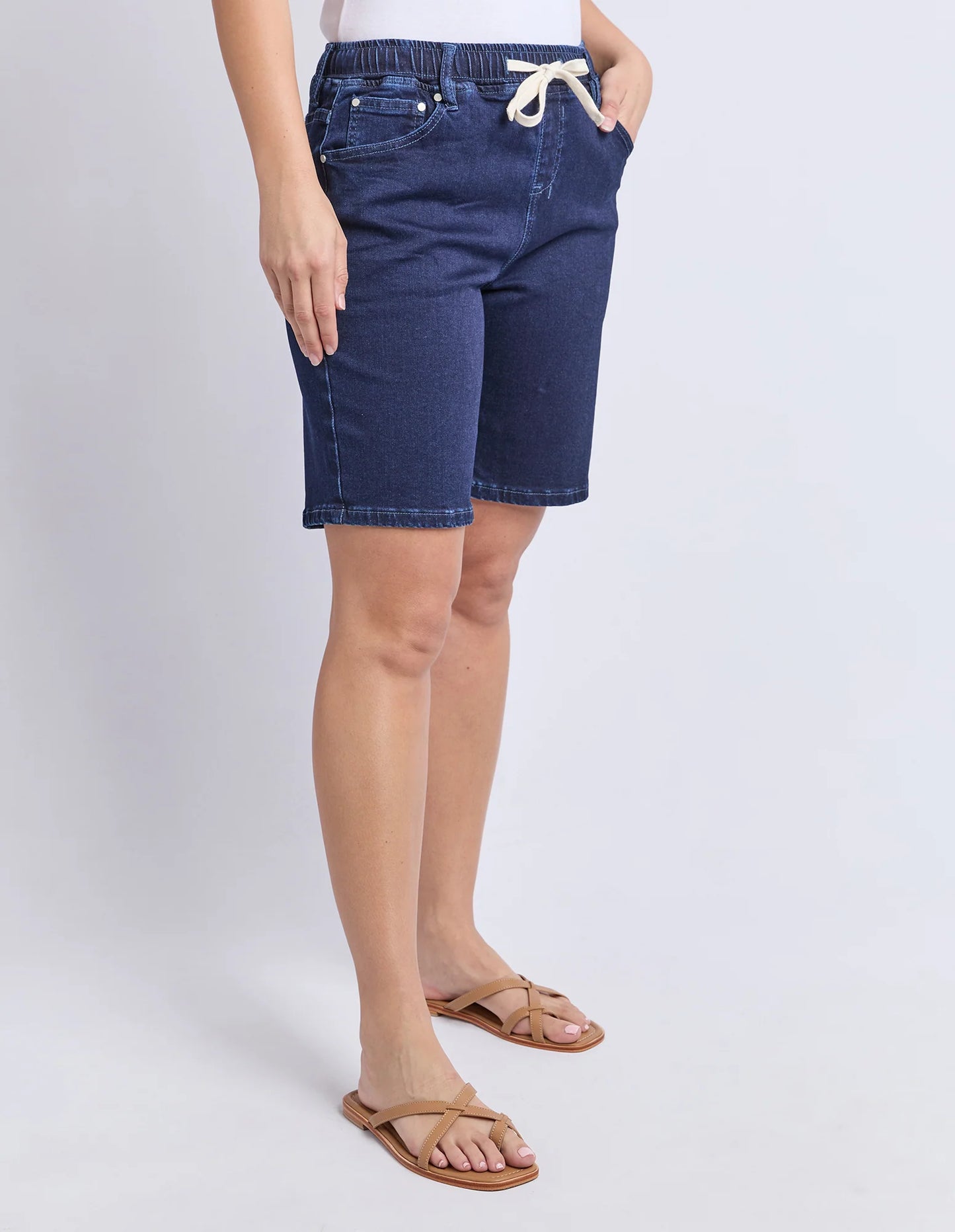 FOXWOOD - Gabby Bermuda Short Dark Indigo