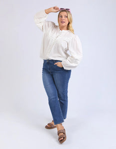 elm - Marci Blouse Marshmallow