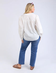 elm - Marci Blouse Marshmallow