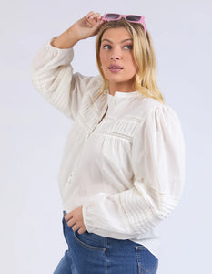 elm - Marci Blouse Marshmallow